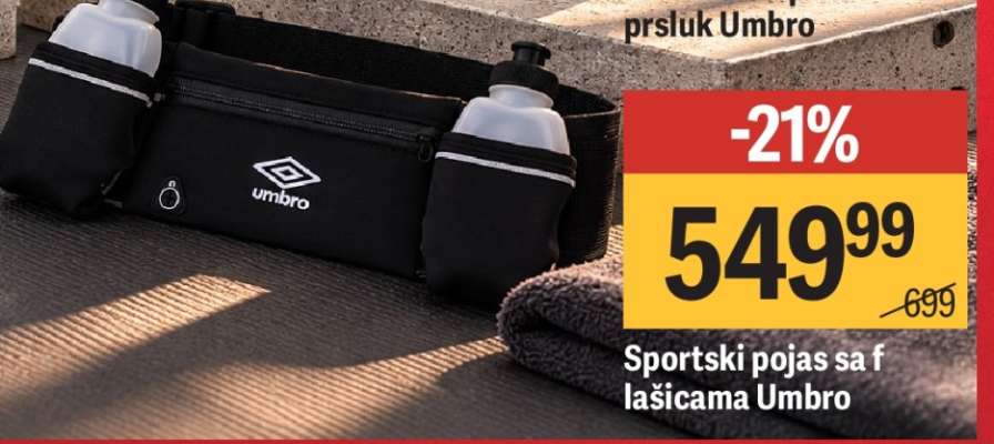 Sportski pojas sa flašicama Umbro