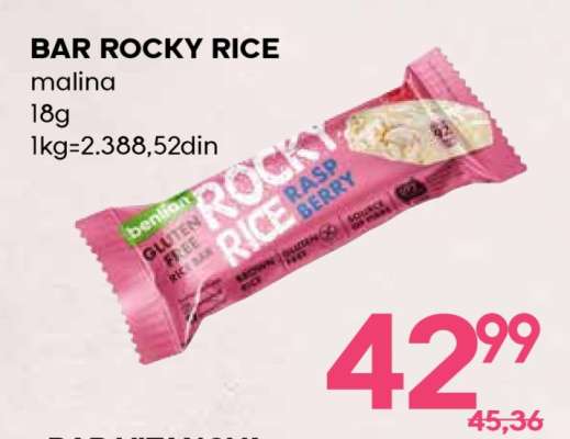BAR ROCKY RICE
