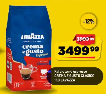 CREMA E GUSTO CLASICO 1KG LAVAZZA