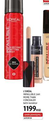 L'ORÉAL INFAILLIBLE 24H MORE THAN CONCEALER