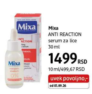 Mixa ANTI REACTION serum za lice