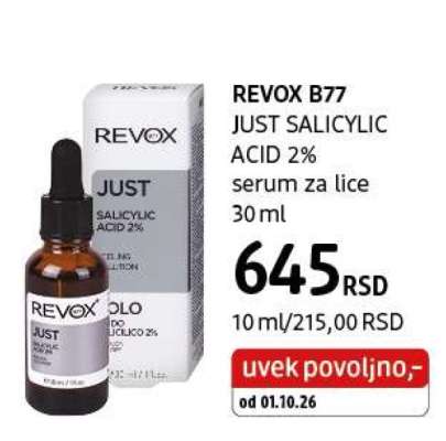 REVOX B77 JUST SALICYLIC ACID 2%