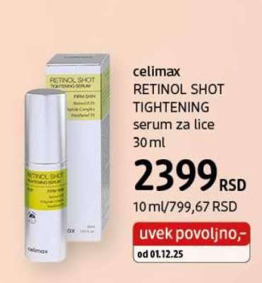celimax RETINOL SHOT TIGHTENING