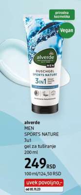 alverde MEN SPORTS NATURE