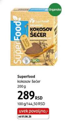 Superfood kokosov šećer