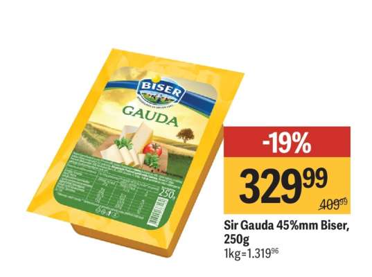 Sir Gauda 45%mm Biser, 250g
