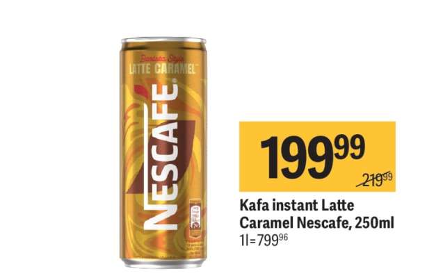 Kafa instant Latte Caramel Nescafe, 250ml