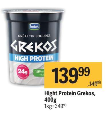 Hight Protein Grekos, 400g