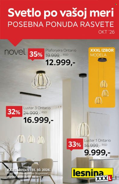 Lesnina XXXL katalog  - 01.10.2026 - 31.10.2026. Stranica 3