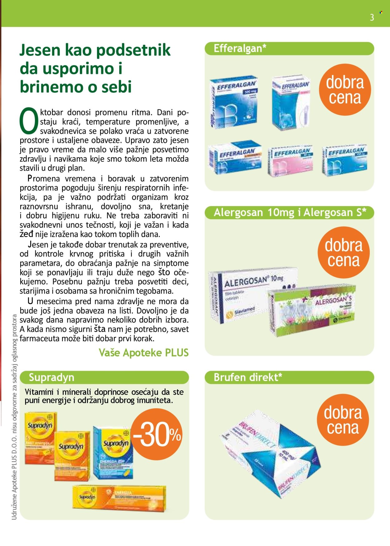 Apoteka Plus katalog  - 01.10.2026 - 31.10.2026. Stranica 3