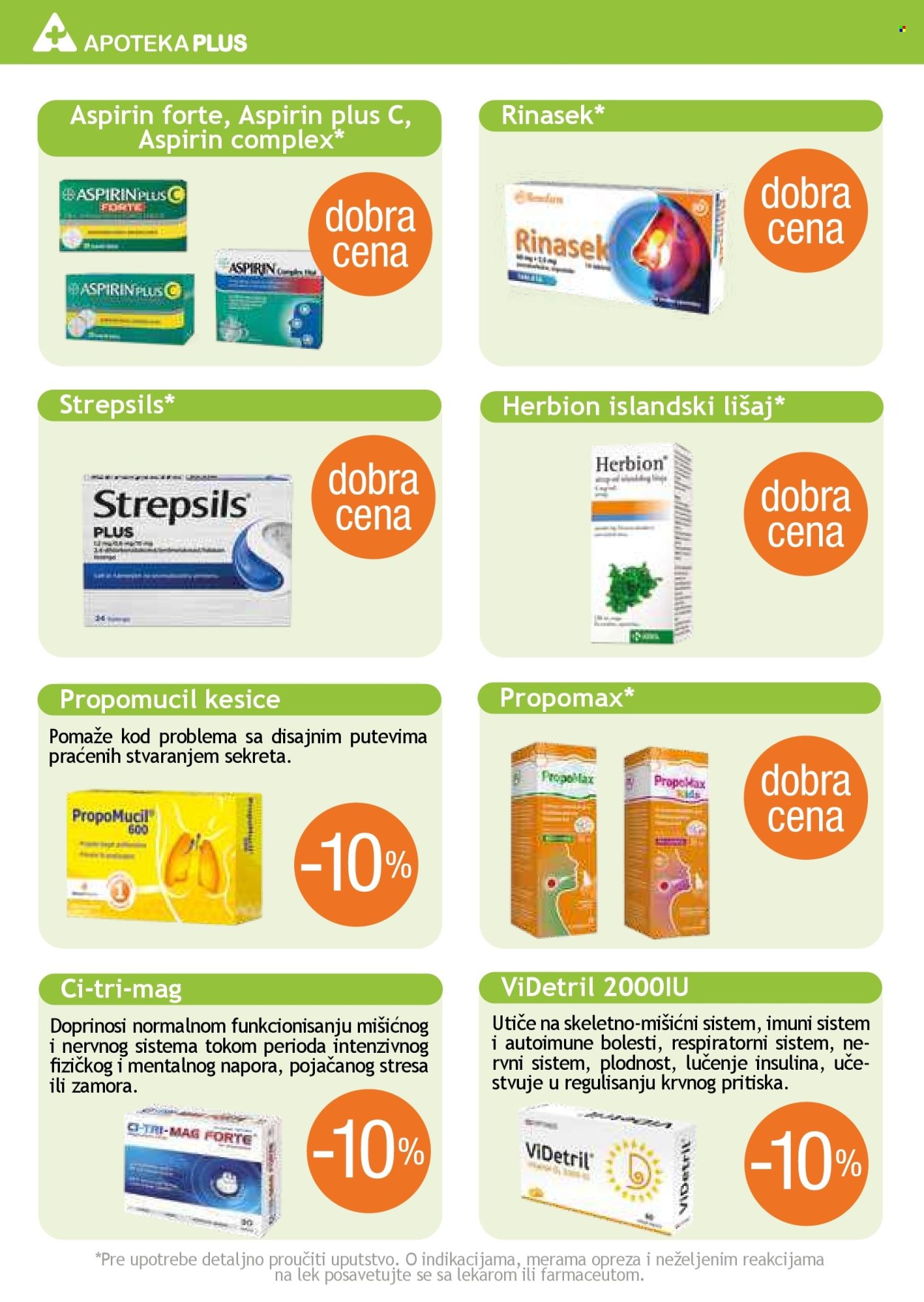 Apoteka Plus katalog  - 01.10.2026 - 31.10.2026. Stranica 4