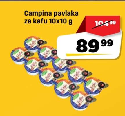Campina pavlaka za kafu 10x10 g