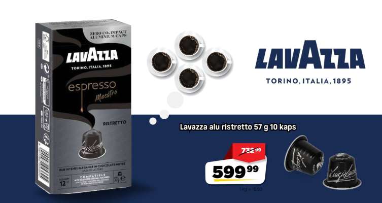 Lavazza alu ristretto 57 g 10 kaps