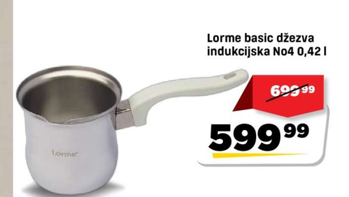 Lorme basic džezva indukcijska No4 0,42 l
