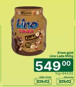 Krem gold Lino lada 650g
