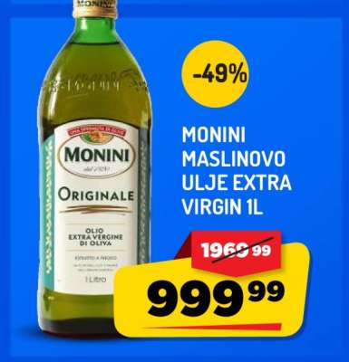 Monini Maslinovo Ulje Extra Virgin 1L