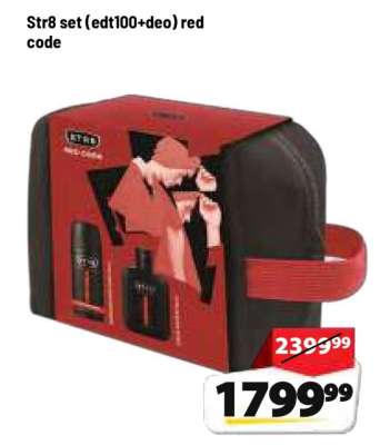 Str8 set (edt100+deo) red code