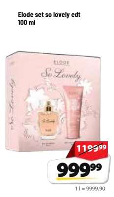 Elode set so lovely edt 100 ml