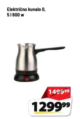 Električno kuvalo 0,5 l 600 w