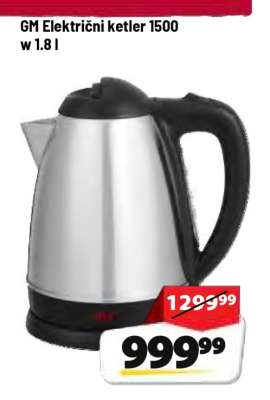 GM Električni ketler 1500W 1.8 l