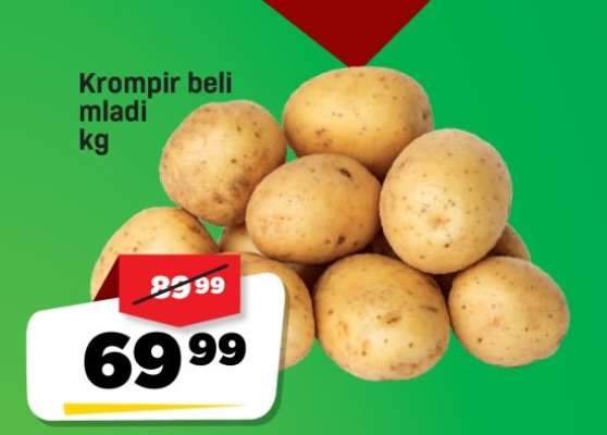 Krompir beli mladi