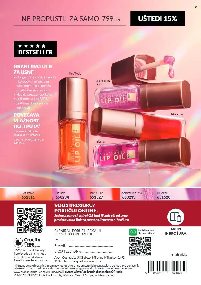 Avon katalog  - 01.10.2026 - 31.10.2026. Stranica 180