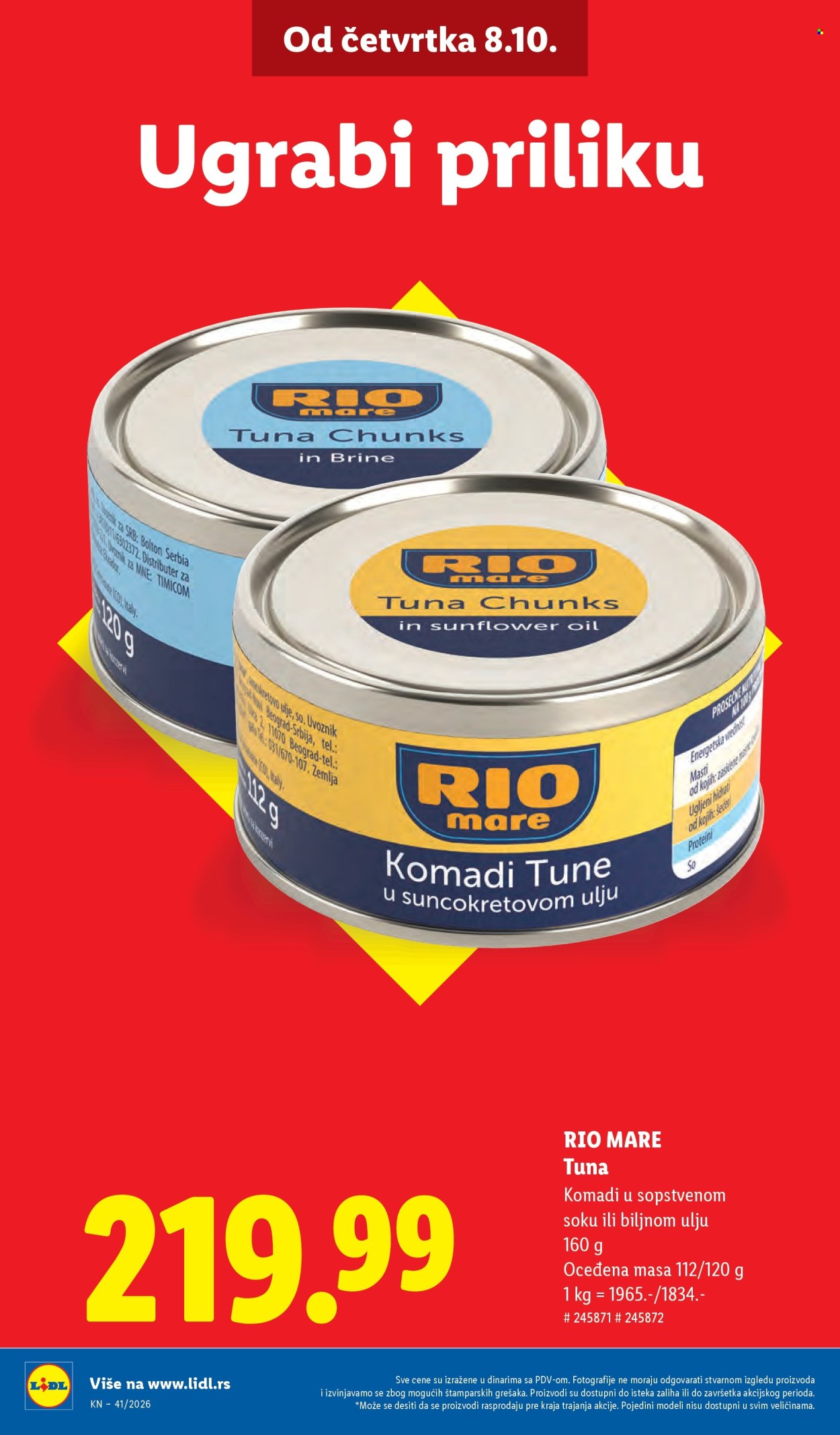 Lidl katalog  - 08.10.2026 - 14.10.2026. Stranica 8