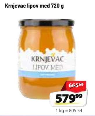Krnjevac lipov med 720 g