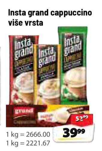 Insta Grand cappuccino više vrsta