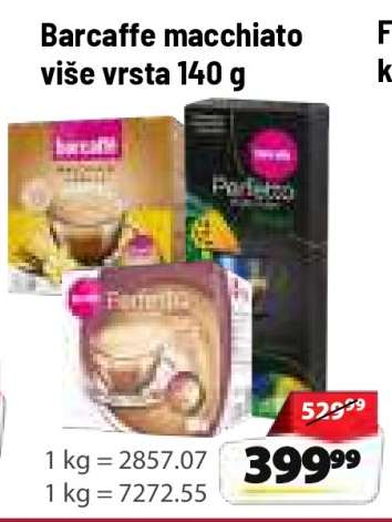 Barcaffe macchiato više vrsta 140 g