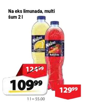 Na eks limunada, multi šum 2 l