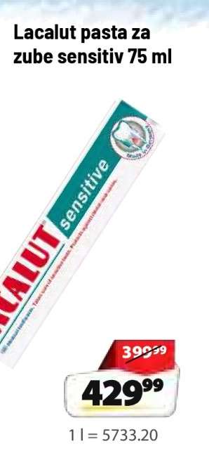 Lacalut pasta za zube sensitiv 75 ml
