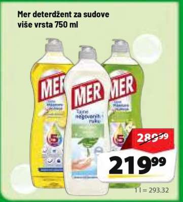Mer deterdžent za sudove