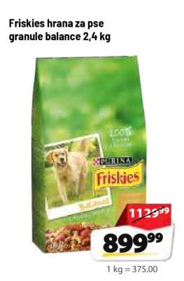 Friskies hrana za pse granule balance 2,4 kg