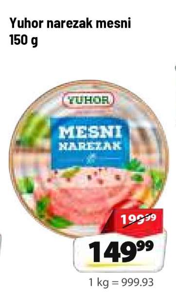 Yuhor narezak mesni 150 g