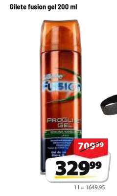 Gilete fusion gel 200 ml