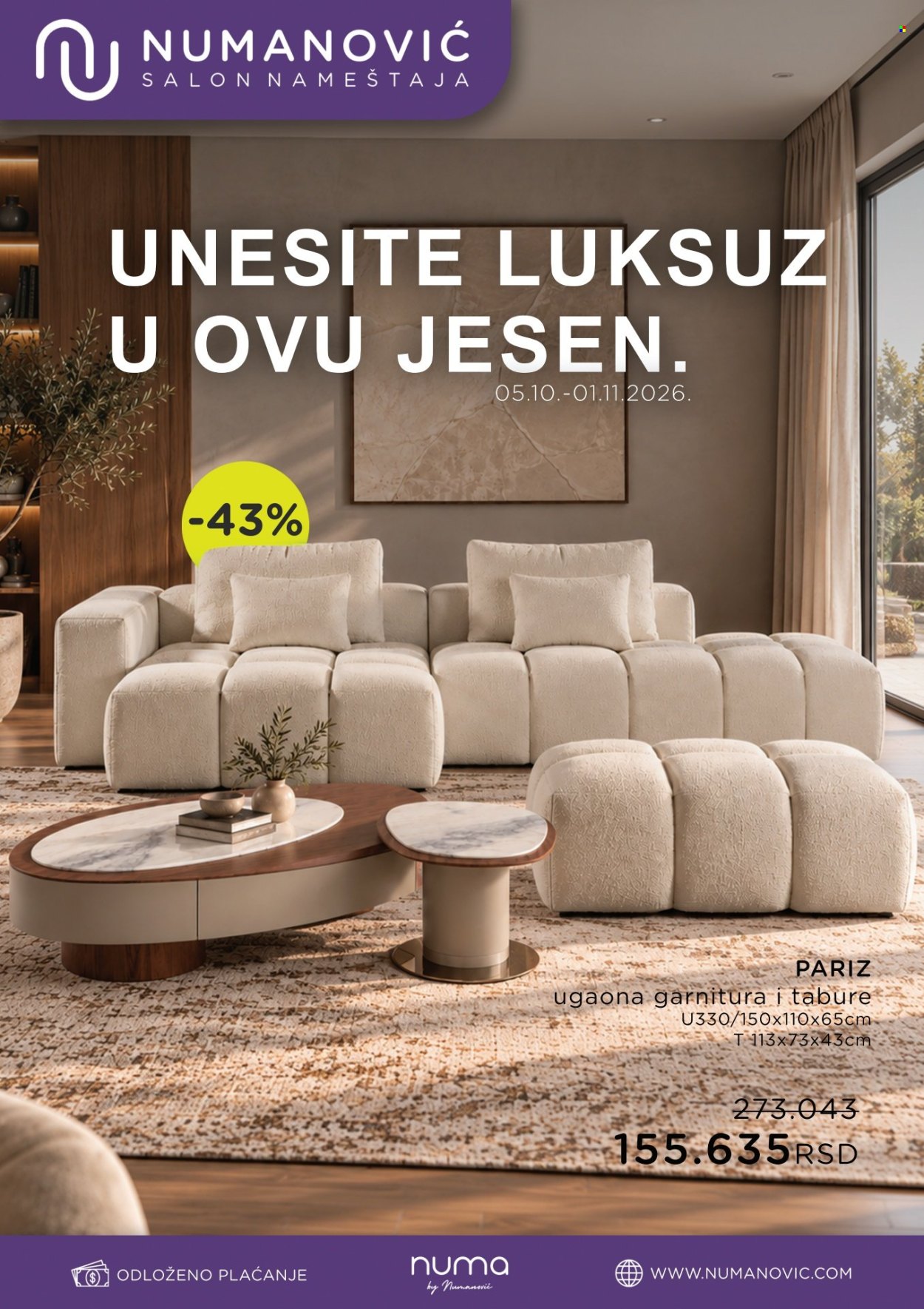 Numanović katalog  - 05.10.2026 - 01.11.2026. Stranica 1