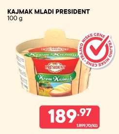 Kajmak mladi President ,
