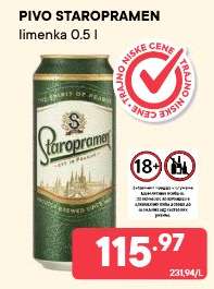 Pivo Staropramen