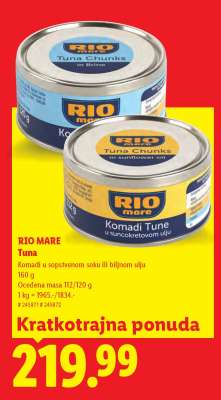Rio Mare tuna