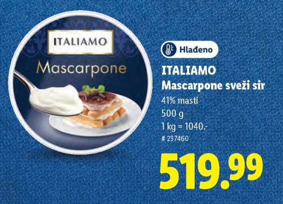 ITALIAMO Mascarpone svěží sýr