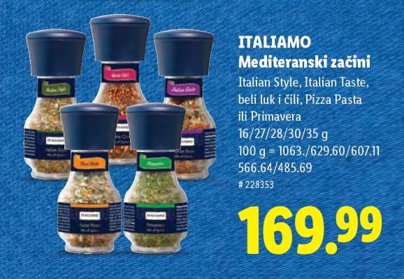 Italiamo Mediteranski začini