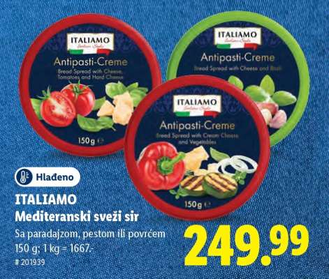 ITALIAMO Mediteranski sveži sir