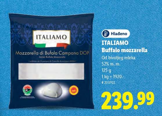 Italiamo Buffalo mozzarella