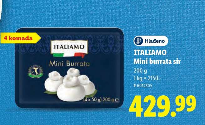 Italiamo Mini burrata sir