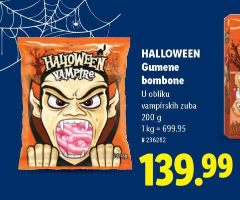Halloween Gumene bombone