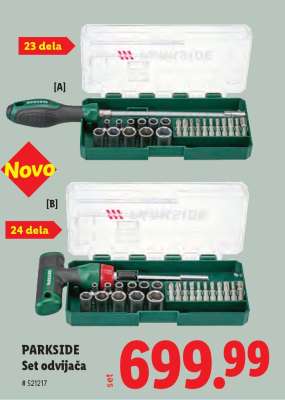 Parkside Set odvijača