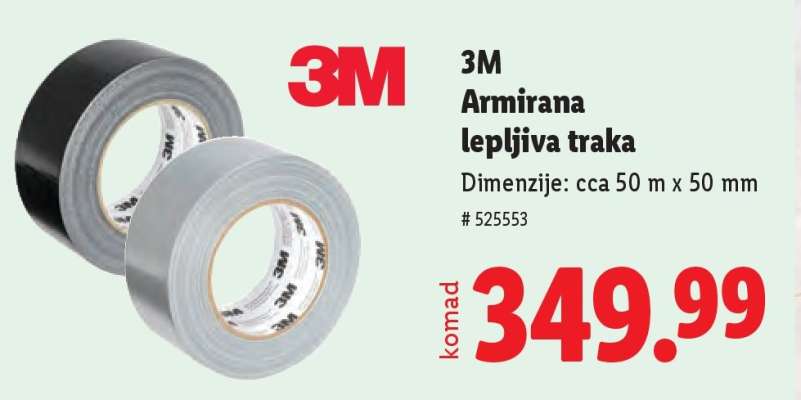 3M Armirana lepljiva traka