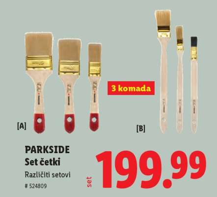 PARKSIDE Set četki
