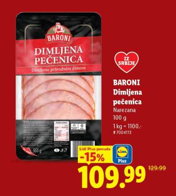 Baroni Dimljena pečenica